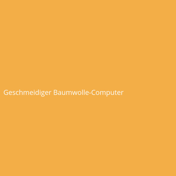Geschmeidiger Baumwolle-Computer