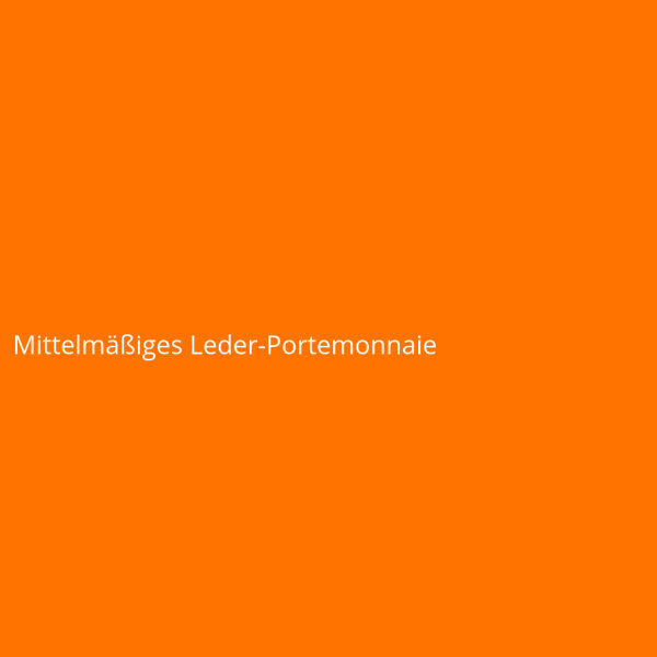 Mittelm&auml;&szlig;iges Leder-Portemonnaie