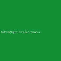 Mittelm&auml;&szlig;iges Leder-Portemonnaie