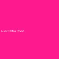 Leichte Beton-Tasche