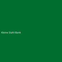Kleine Stahl-Bank