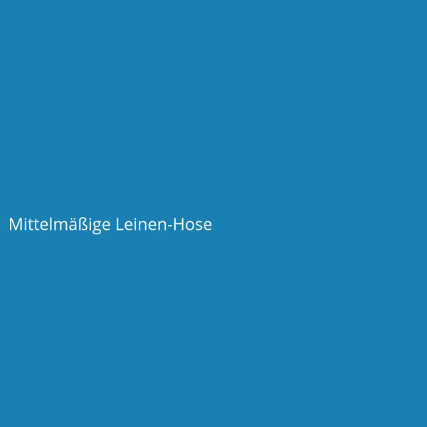 Mittelm&auml;&szlig;ige Leinen-Hose
